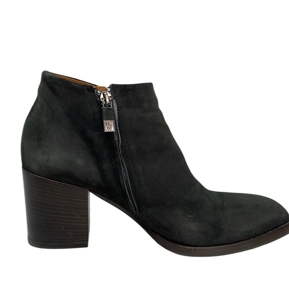 Alberto Fermani Ankle Booties Dark Green Suede Leather Size 39.5 9.5 - Picture 5 of 13